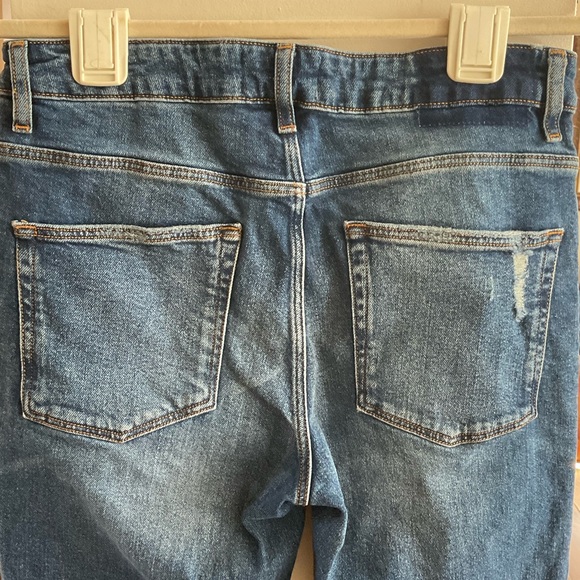 ASOS Distressed Straight Leg Jeans - Picture 4 of 6